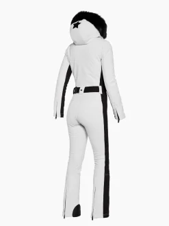 Ski Pakken-Goldbergh PARRY LONG FAUX BORDER Ski Suit white