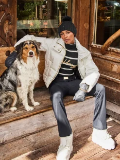Ski Jassen-Goldbergh QUEENIE Ski Jacket cream