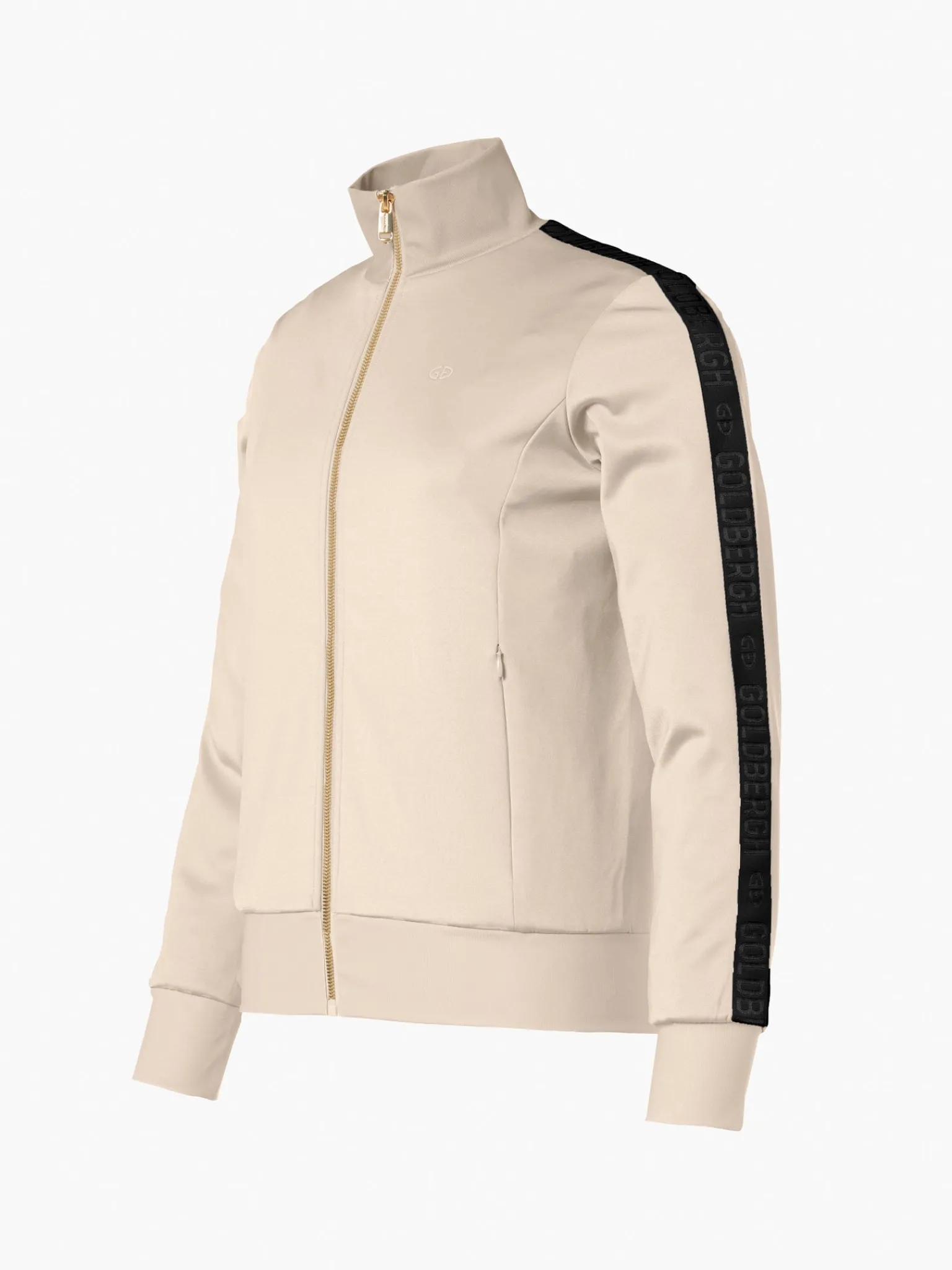 Vests|Matching Sets-Goldbergh QUINN Track Jacket white sand