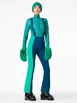 Ski Broeken-Goldbergh RETRO Ski Pants deep teal