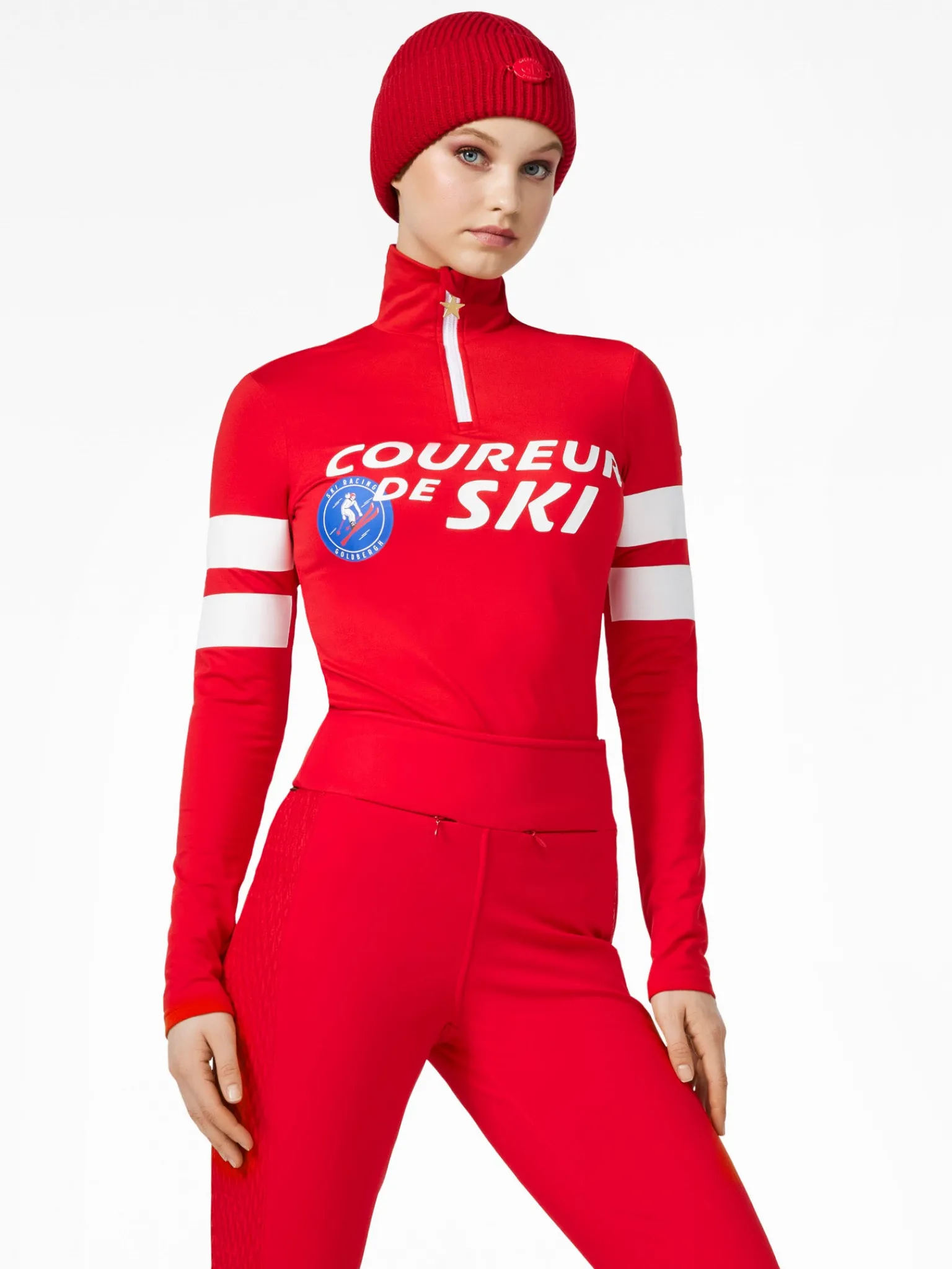 Longsleeves & T-Shirts|Pully'S-Goldbergh RIDER Ski Pully flame