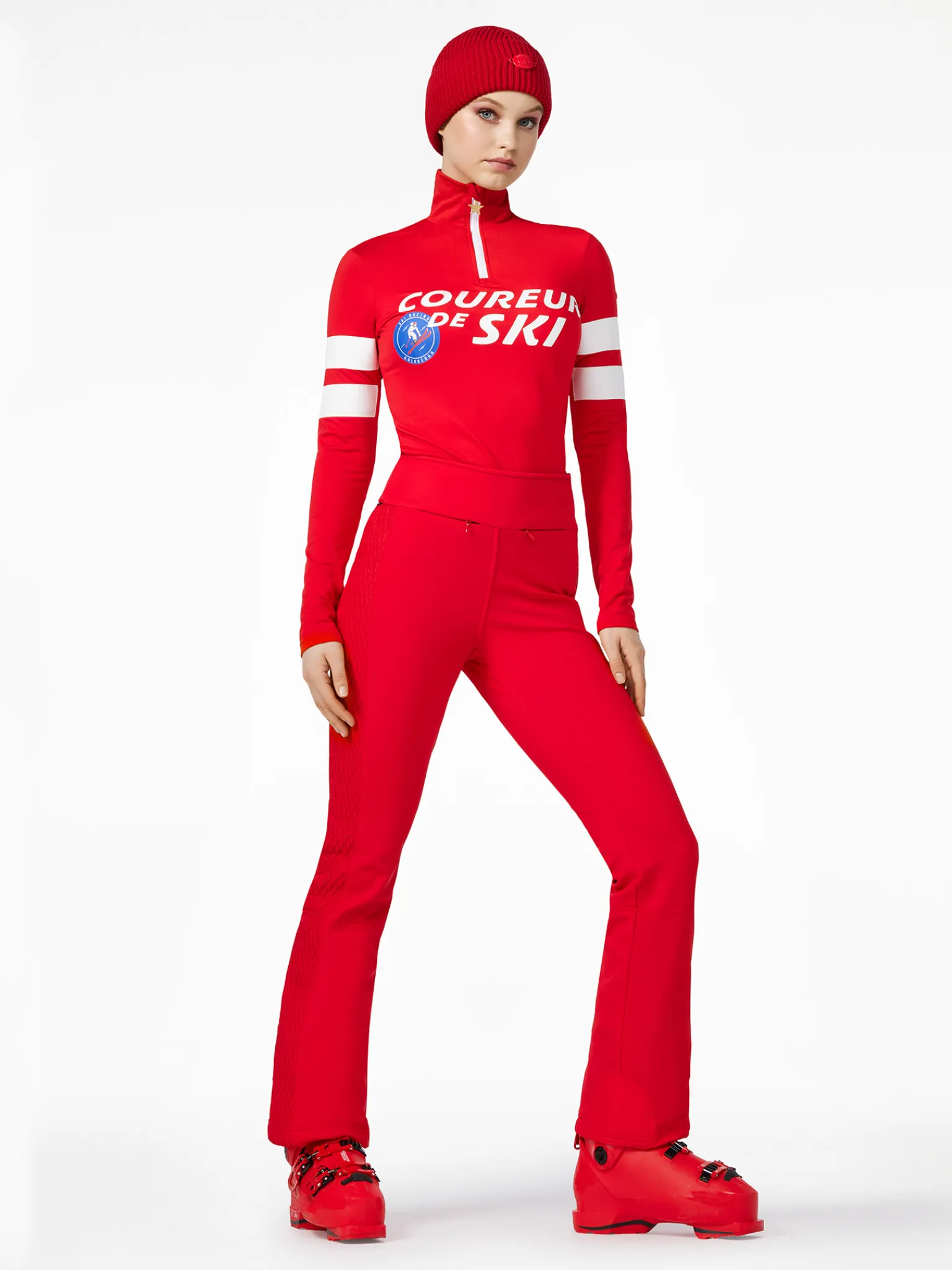 Longsleeves & T-Shirts|Pully'S-Goldbergh RIDER Ski Pully flame