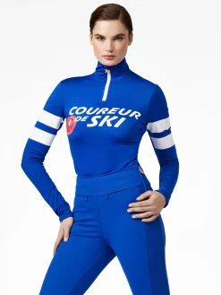 Longsleeves & T-Shirts|Pully'S-Goldbergh RIDER Ski Pully dazzling blue