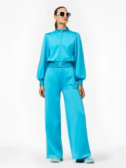 Matching Sets|Sweatpants-Goldbergh ROSA Long Pants atlantic blue