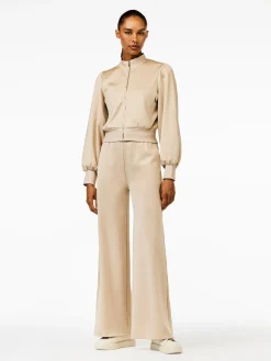 Matching Sets|Sweatpants-Goldbergh ROSA Long Pants white sand