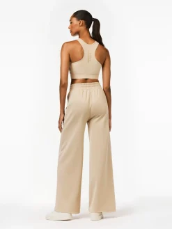 Matching Sets|Sweatpants-Goldbergh ROSA Long Pants white sand