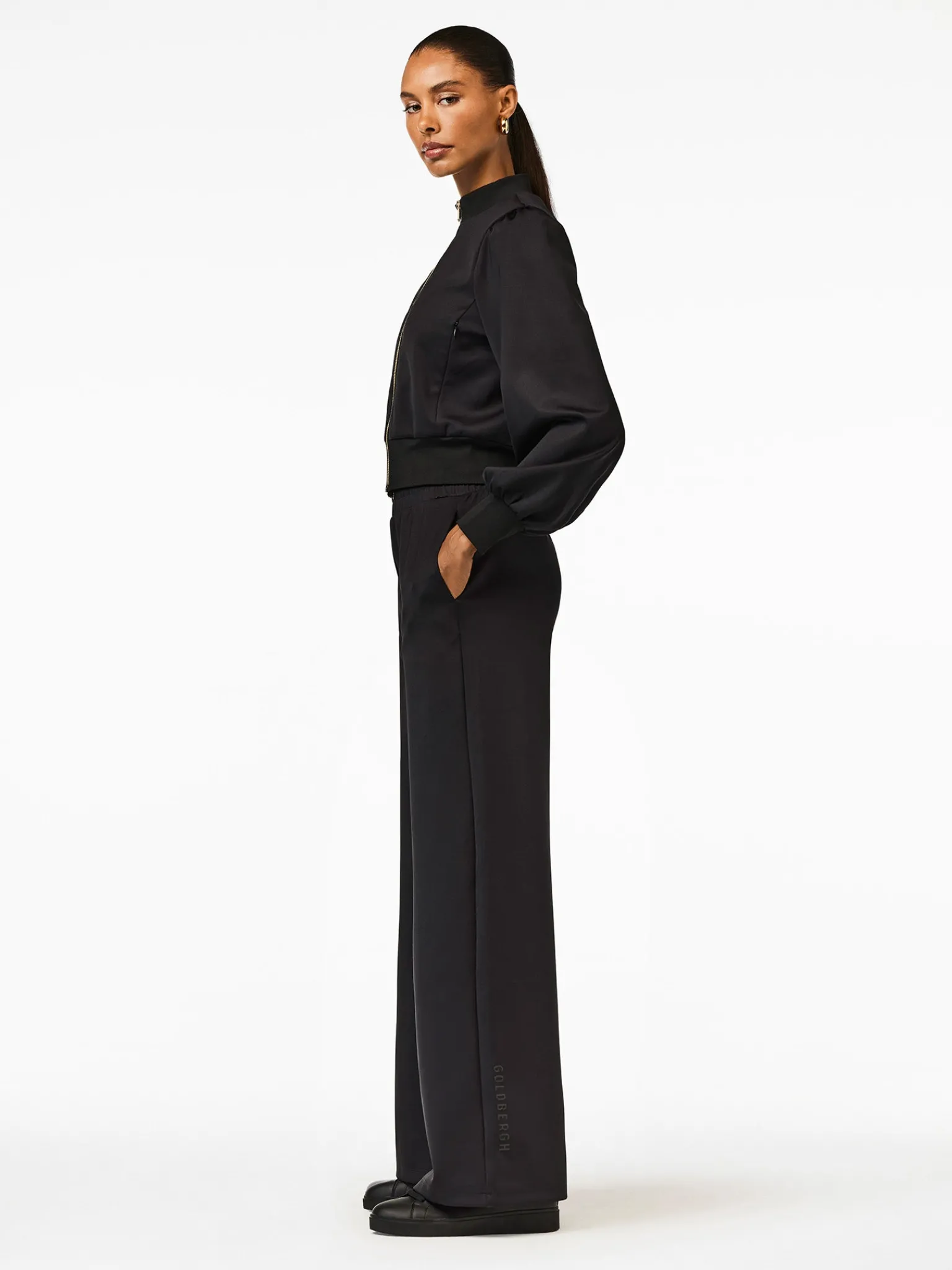 Matching Sets|Sweatpants-Goldbergh ROSA Long Pants black