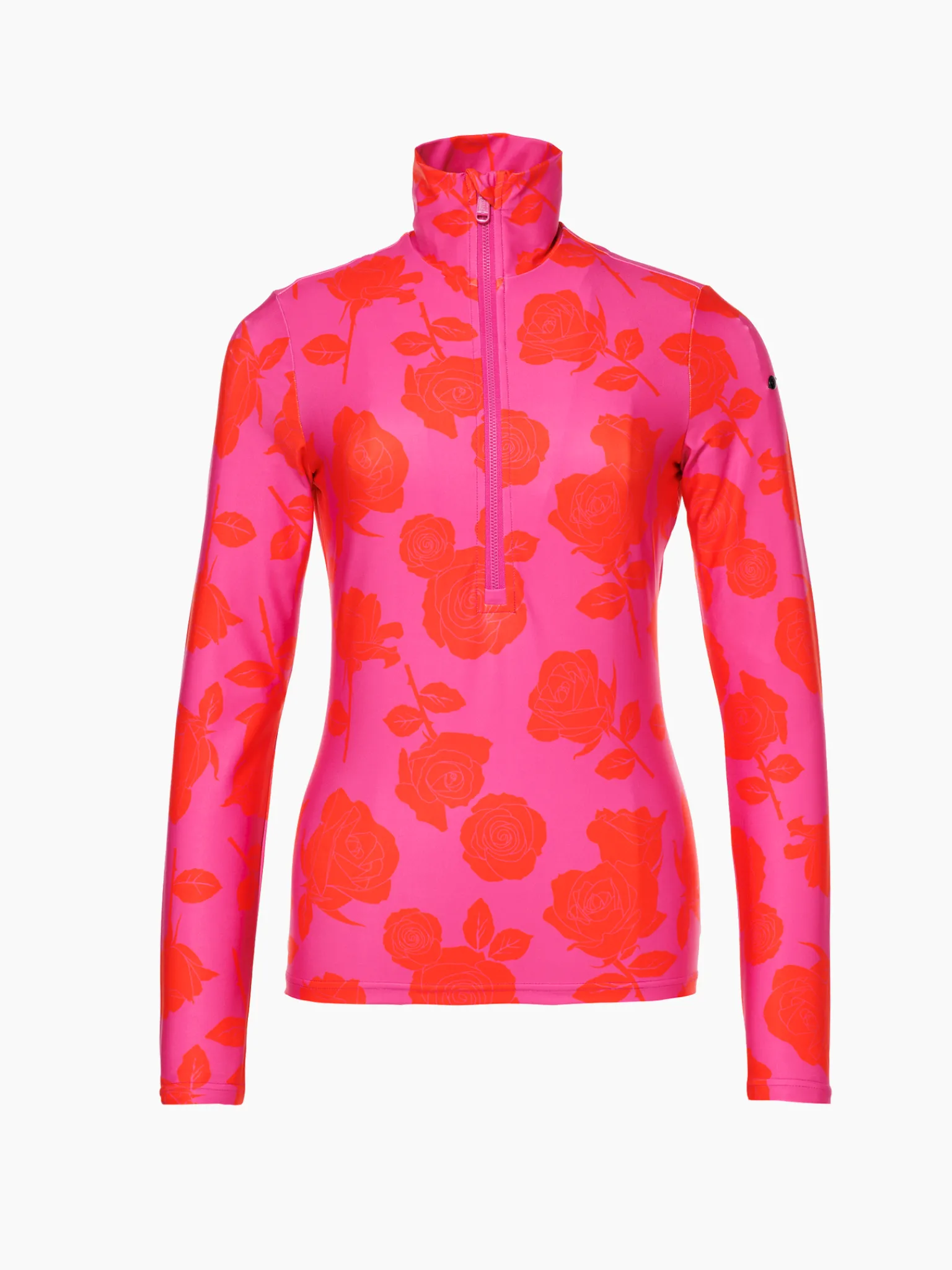 Longsleeves & T-Shirts-Goldbergh ROSY Ski Pully romantic rose orange