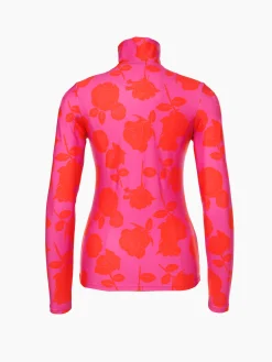 Longsleeves & T-Shirts-Goldbergh ROSY Ski Pully romantic rose orange