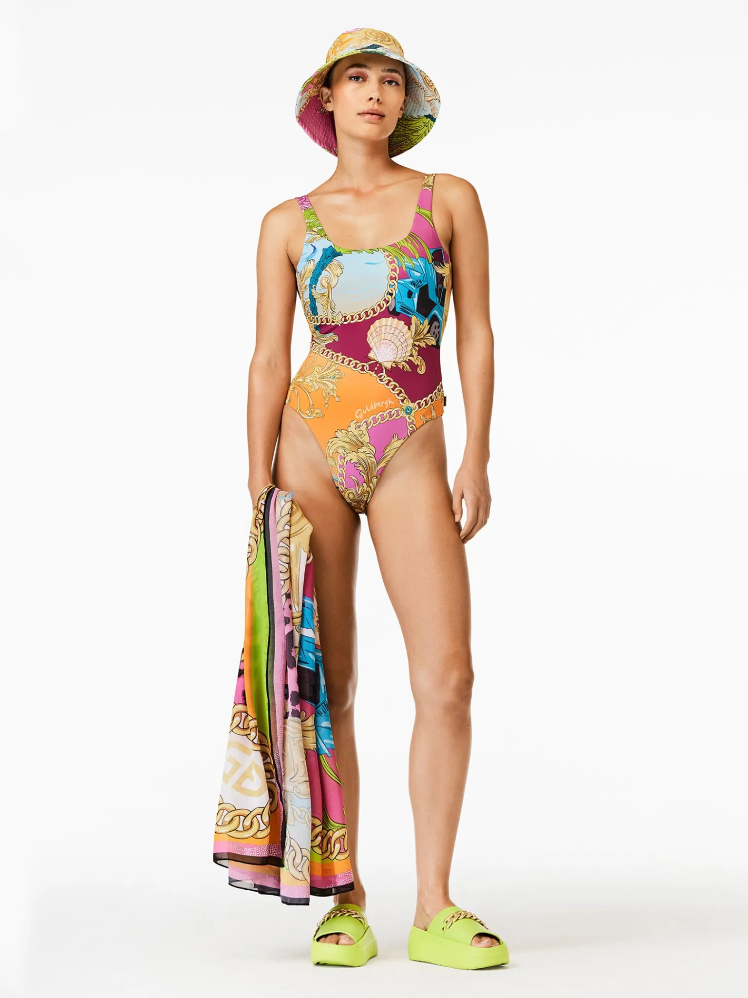 Swimwear-Goldbergh SOUTH BEACH Bathing Suit miami magic
