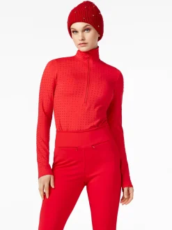 Longsleeves & T-Shirts-Goldbergh SPARK Ski Pully flame