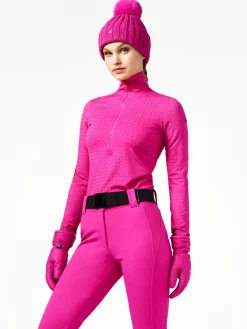 Longsleeves & T-Shirts-Goldbergh SPARK Ski Pully passion pink