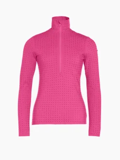Longsleeves & T-Shirts-Goldbergh SPARK Ski Pully passion pink