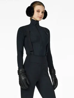 Longsleeves & T-Shirts-Goldbergh SPARK Ski Pully black