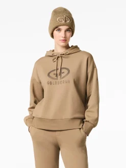 Chalet Wear|Sweaters & Hoodies-Goldbergh SPARKLING Hooded Sweater marmottes