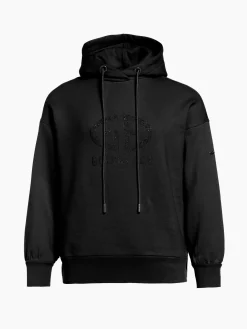 Chalet Wear|Sweaters & Hoodies-Goldbergh SPARKLING Hooded Sweater black
