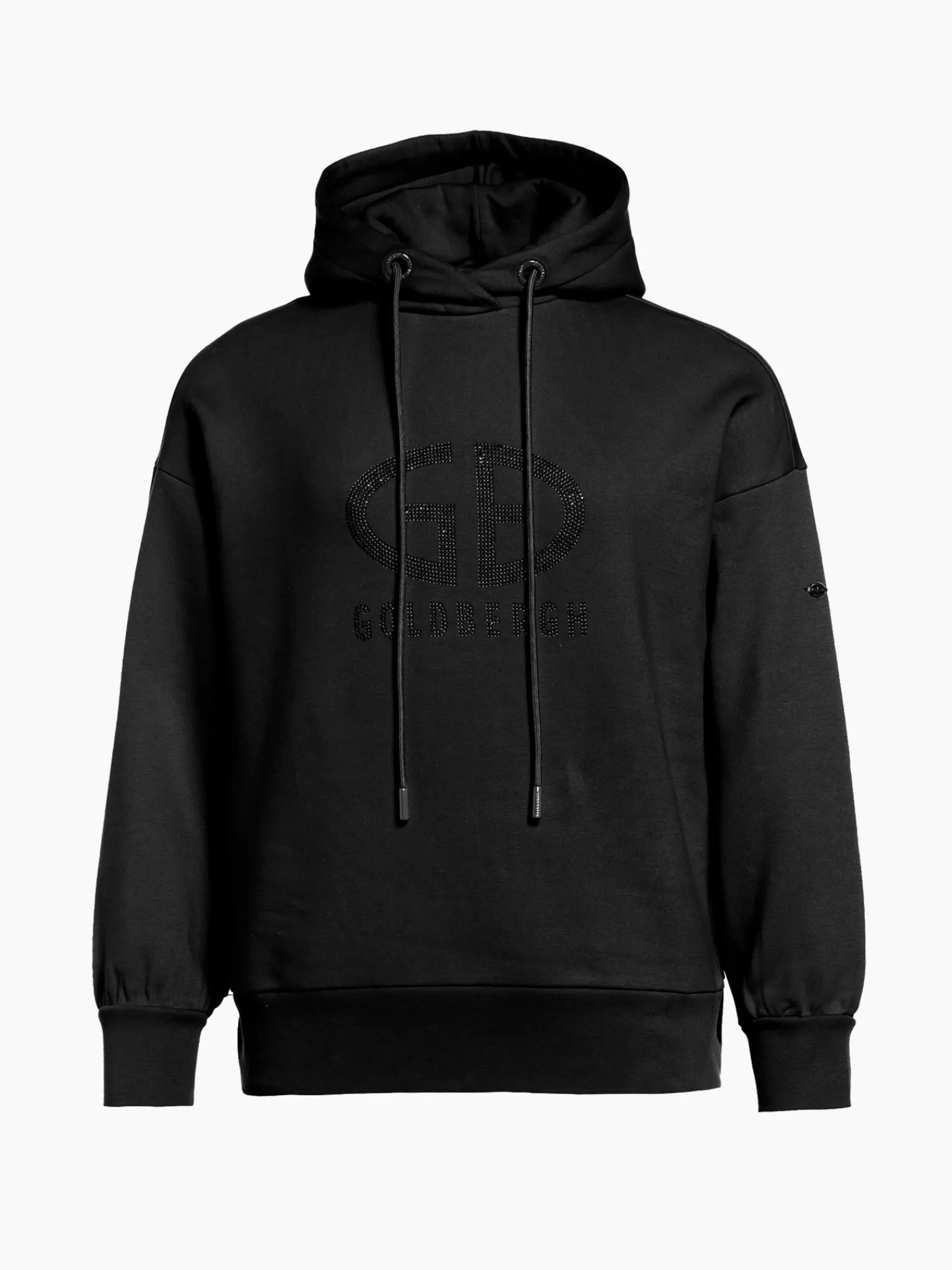 Chalet Wear|Sweaters & Hoodies-Goldbergh SPARKLING Hooded Sweater black