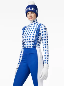 Longsleeves & T-Shirts-Goldbergh SPORTIF Ski Pully dazzling blue