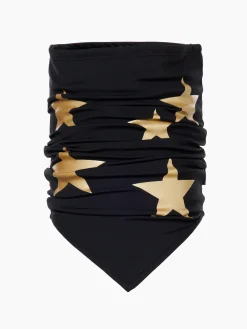 Accessories-Goldbergh STARLIGHT Neckwarmer black/gold
