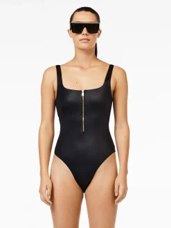 Swimwear-Goldbergh SURFSIDE Bathing Suit Zipper black
