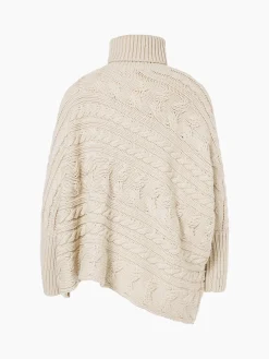 Chalet Wear|Sweaters & Hoodies-Goldbergh TWIST Oversize Knit Sweater champagne