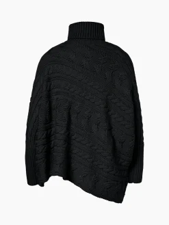 Chalet Wear|Sweaters & Hoodies-Goldbergh TWIST Oversize Knit Sweater black