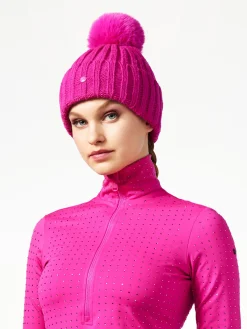 Accessories|Hats & Beanies-Goldbergh UNA Beanie passion pink