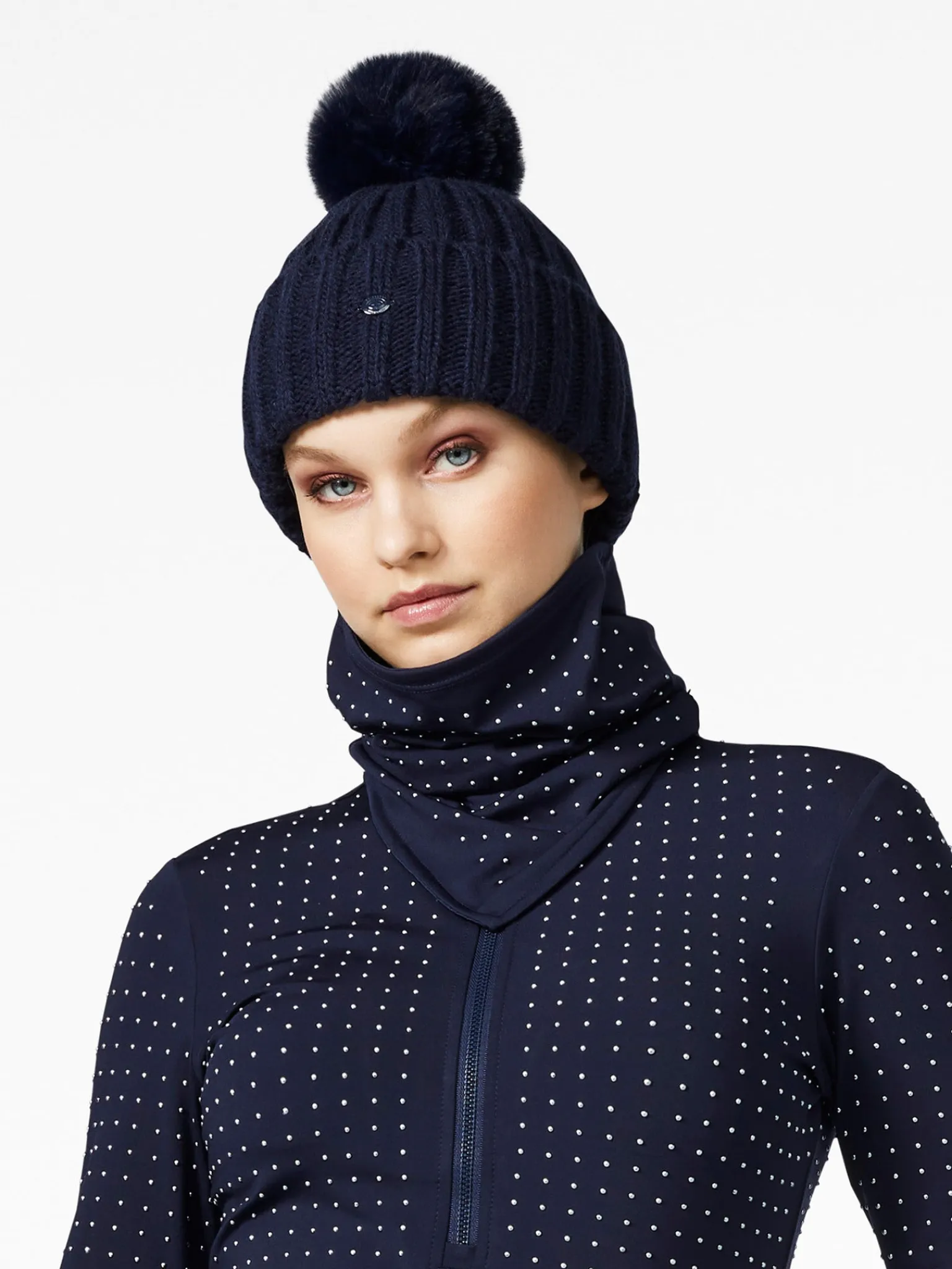 Accessories|Accessories-Goldbergh UNA Beanie french blue