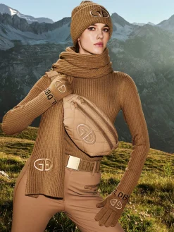 Accessories|Accessories-Goldbergh VALENTINA Scarf marmottes