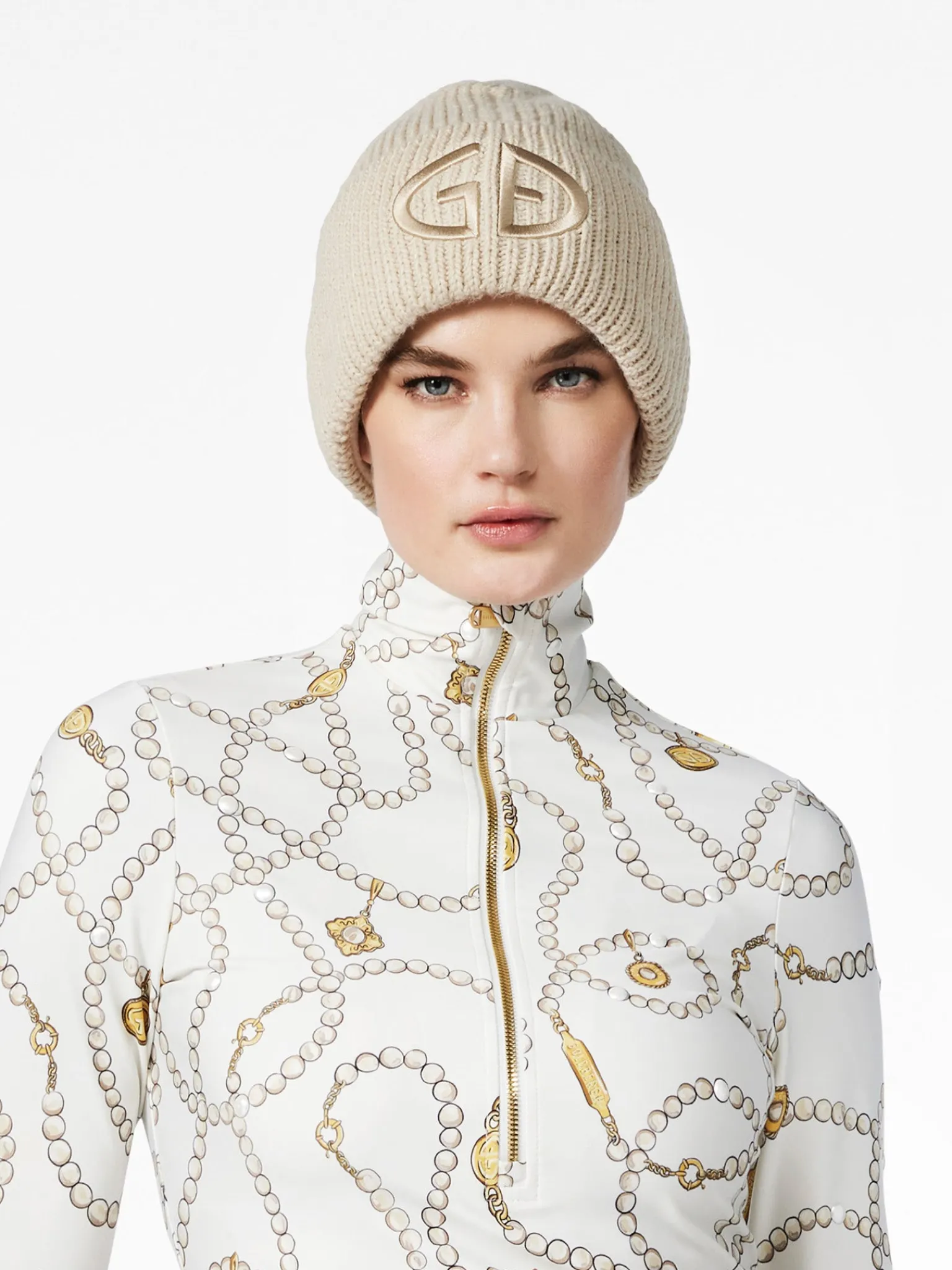 Accessories|Hats & Beanies-Goldbergh VALERIE Beanie champagne