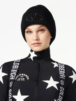 Accessories|Accessories-Goldbergh VALERIE Beanie black