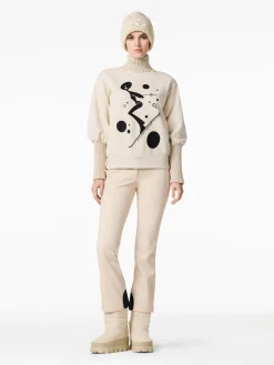 Chalet Wear|Sweaters & Hoodies-Goldbergh VOYAGE Turtle Neck Sweater champagne