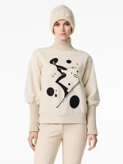 Chalet Wear|Sweaters & Hoodies-Goldbergh VOYAGE Turtle Neck Sweater champagne
